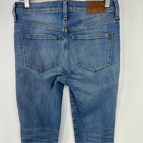 Madewell 9" High Rise Skinny Jeans Sz 26 In Destructed Hem Edition - Picture 8 of 17